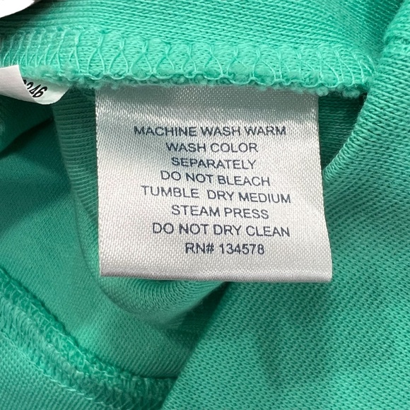 VINEYARD VINES SALTWATER PIMA COTTON MINT GREEN QUARTER ZIP PULLOVER - Picture 11 of 11